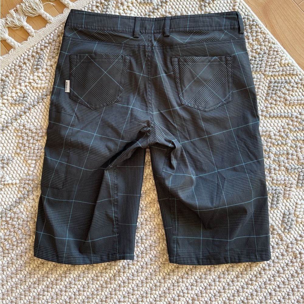 Club Ride Apparel Women's Black Plaid Athletic Shorts - Picture 9 of 10
